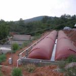 OEM PVC Membrane Red Mud Biogas Cover Acid Resistant For Biogas Plant