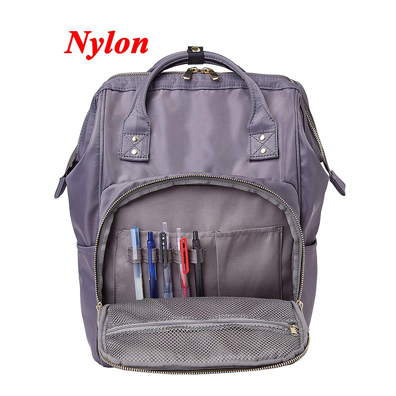 Waterproof Work Travel School Backpack nylon diaper bag