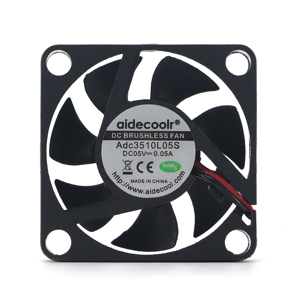 35x35x10mm DC Axial Cooling Fan 3000Rpm Hydraulic Bearing For Industry