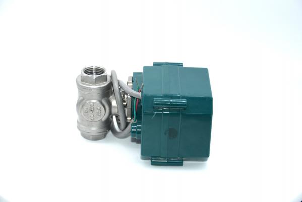 SRJ High quality CXW-15n brass BSP NPT motorized flow control valve 12V electric actuator ball valve 12V 24V 110V 220V