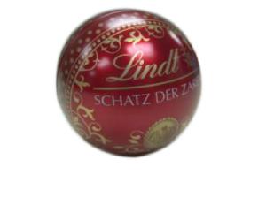 Wholesale Spherical Shape Wedding Candy Gift Box , Decorative Tin Boxes Diameter 68mm from china suppliers