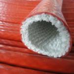 Heat Insulation Silicone Rubber Fiberglass Sleeving Flame Resistance
