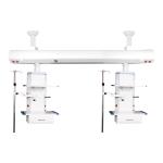 Alluminum Alloy White German Medical Gas Pendant , ICU Room Bridge Pendant