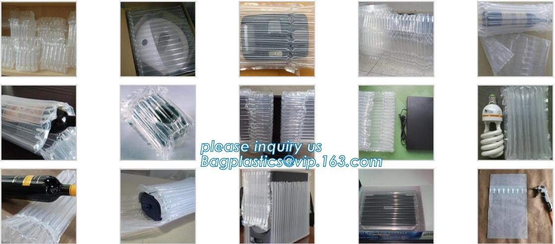 Plastic wrap air bag colume double layer bubble courier bag poly bubble bag for promotion, Shockproof Safety Air Cushion