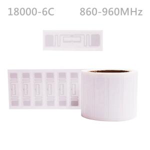 China Long Range ISO 18000-6c UHF RFID Inlay Label Asset Management RFID Tags on sale