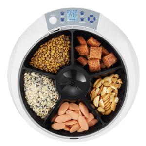 Wholesale Time Adjustable 1200mA 270ml Cat Food Dispenser 5 Compartments from china suppliers
