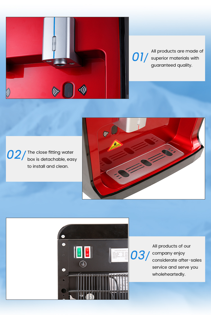 2022 New Arrival Smart Hot And Cold POU Desktop Non-contact Touchless Water Dispenser 2