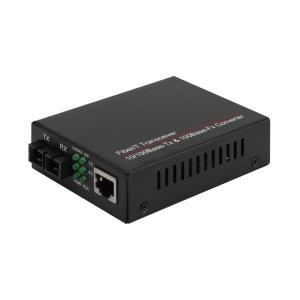 Wholesale Single Mode Gigabit Fiber Optic Media Converter Duplex SC Connector Unmanaged from china suppliers
