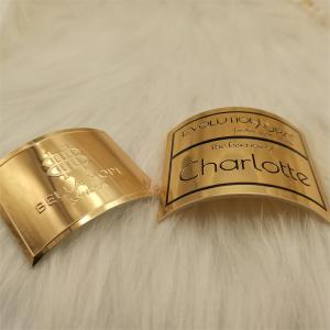Wholesale Ranking Metallic Brand Label With Embossed Finished Of Perfume Bottle Body Package Printing Label from china suppliers