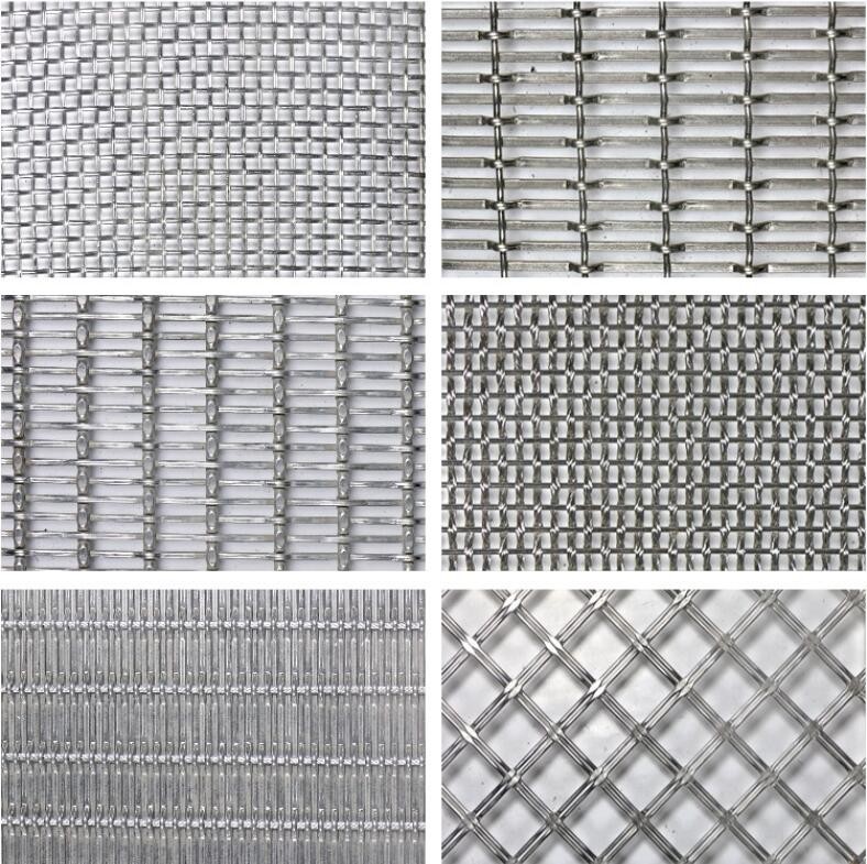 Stainless Steel Decoative Metal Architecture Mesh Stainless Steel Woven Wire Drapery
