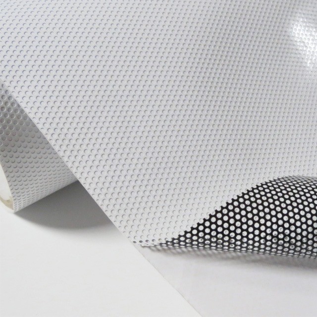 PVC Perforated 140mic One Way Vinyl Window Graphics Window Vinyl Sticker