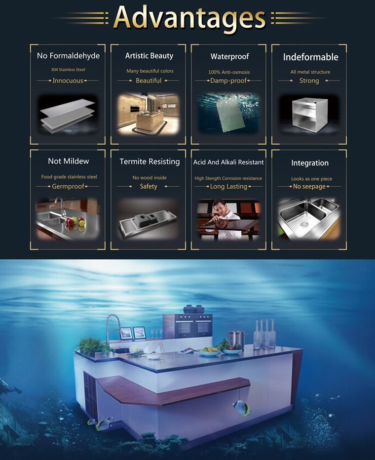 2020 high quality kitchen  furniture kitchen cabinet made in china