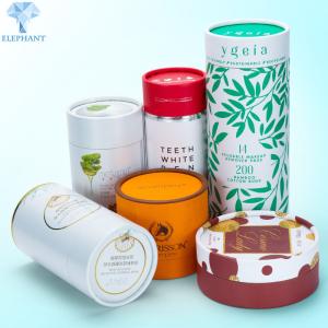 Wholesale Oval Cardboard Cylinder Packaging Biodegradable White Paper Tube Packaging from china suppliers
