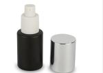 SGS Matte Black Empty Cosmetic Bottles 120ml Lotion Pump Bottle With Hot