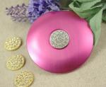 High quality crytal pocket compact mirror/cosmetic mirror/makeup mirror