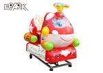 MP3 Play Coin Operated Kiddie Ride Super Wings Swing Machine