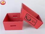 Reusable 1800gsm Plastic Corrugated Totes Waterproof For Pharmaceutical