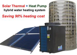 Wholesale Non Pressurized Solar Heat Pump Water Heater , Solar Thermal Water Heater 4.0 Cop from china suppliers