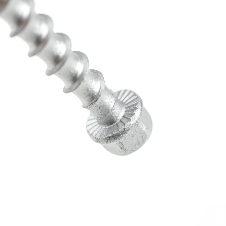 GB Standard High Strength M6 Hex Flange Head Blockwork Concrete Screws For Blockwork For Architectures