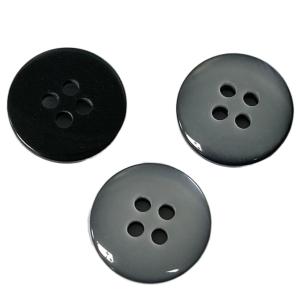 Wholesale Recycled Plastic Shirt Buttons 4 Holes Silver Color Use On Shirt Blouses from china suppliers