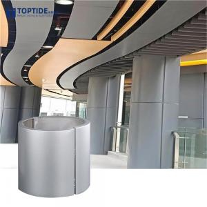 Wholesale Customized Width Powder Coated Metal Pole Coverings Wall Mounted from china suppliers