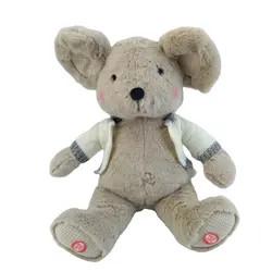 Wholesale Custom High Quality Kids Play Soft Toy Mouse Stuffed Plush Animal Electronic Music Toys from china suppliers