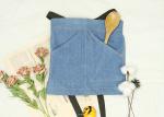 Fashion Denim Half Body Apron 55*70cm Good Practicability Customize Logo