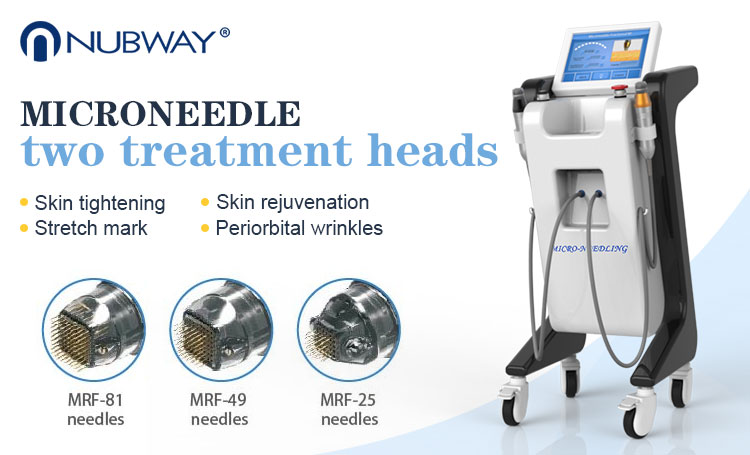 High frequency skin tightening machine / rf face lifting fractional rf microneedle machine