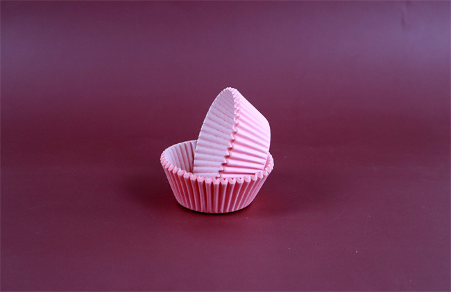 Pink Cupcake Liners in Standard Size Swedish Paper Baking Cups OEM Service Accepted