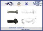 Railroad Fastener Qualified Railway Bolt with washer / heavy square nuts