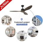 52 Inch 5 Speed Remote Control Decorative Wood Ceiling Fan For Bedroom