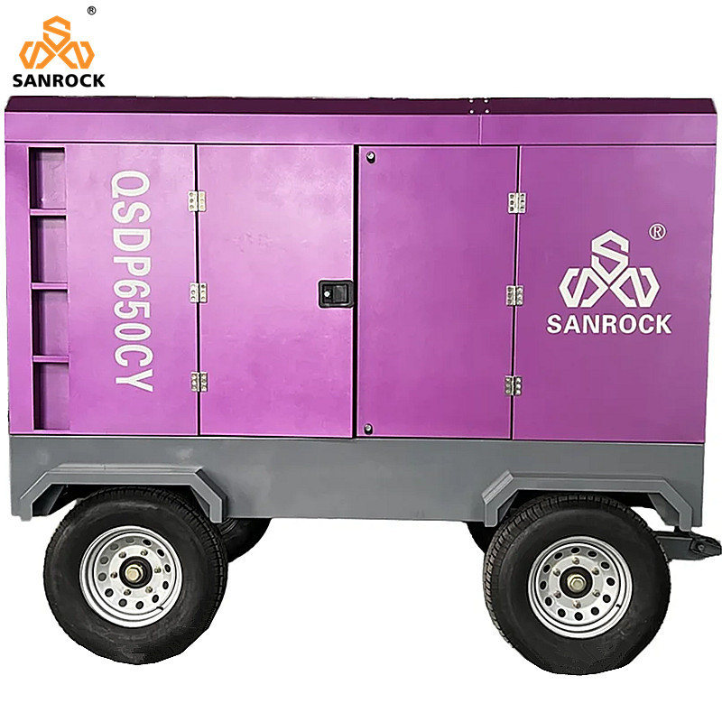 Diesel Screw Air Compressor Portable Air Compressor Machine Air Cooling Screw Air Compressor Manufacturer