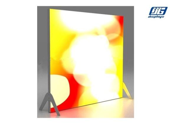 LED Fabric Magnetic Light Box , Silicone Edge Magnetic Poster Holder With