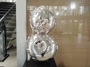 Wholesale Contemporary Art Stainless Steel Sculpture , Metal Garden Statues Sculptures from china suppliers