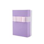 Paper Gift Box Packaging / Wedding Flowers Gift Purple Gift Box White Bow