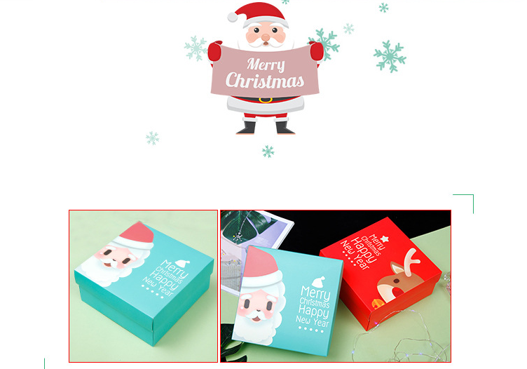Economic Wholesale Customized Printing Paperboard China Christmas gift box with lid