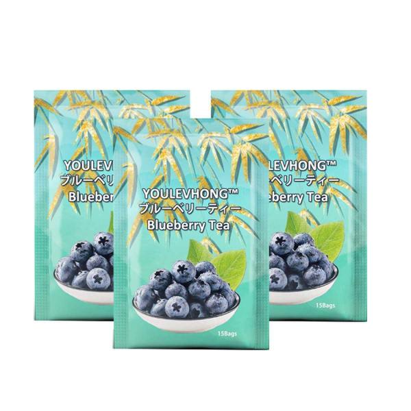 Organic USDA Blueberry Herbal Tea - 2 Year Shelf Life Beauty Natural Detox