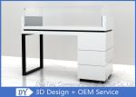 Wood Glass Jewelry Display Cabinet Showcase / Jewellery Counter