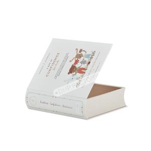 Wholesale Luxurious Gold Foil White Fake Books Box For Gift Packaging Display from china suppliers