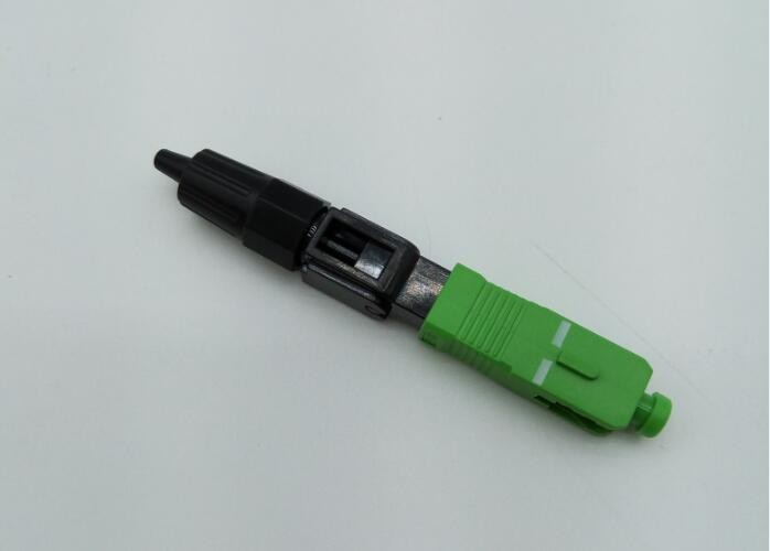 Quick Connect Fiber Optic Connectors , SC APC 60mm Field Installable Connector