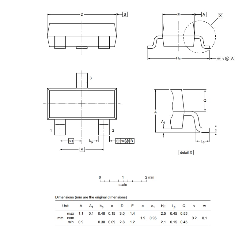 Nexperia SOT23 Surface-Mounted Package Products