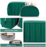 Velvet Custom Pouch Luxury Beauty Makeup Bag Zipper Velvet Travel Professional