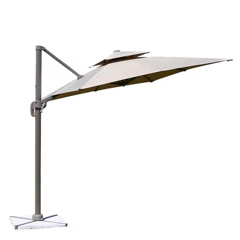 OU-001 Square Outdoor Furniture Patio 2.5*2.5 Meters Roman Sun Umbrella