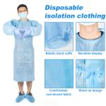 Medical Hospital PE PP Non Woven Reinforce Disposable Gowns Disposable Operation
