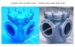 STAINLESS STEEL STRAIGHT-THROUGH SEA WATER FILTER AS250S CB/T497-2012 FOR FRESH