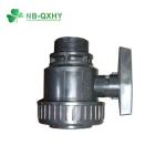 Light Gray PVC CPVC Plastic Single Union Ball Valve for Irrigation Agriculture