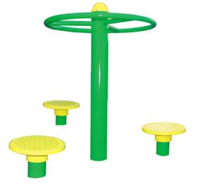 Wholesale outdoor fitness equipments steel based zinc powder coating Waist Twister-OK-Z05 from china suppliers