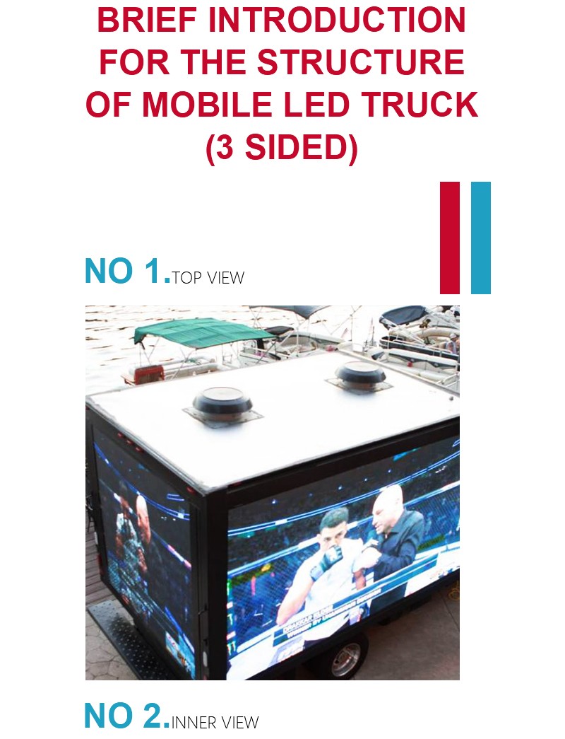 Outdoor Digital Sign Board Mobile Truck LED Screen Full Color P4.8 P6 P8 Truck Advertising LED Display Screen