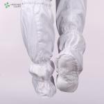 Wholesale ESD Cleanroom electric booties soft-soled stripe cloth antistatic high