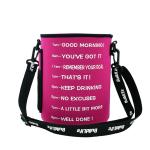 128oz Neoprene Glass Water Bottle Cooler Sleeve With Time Marker